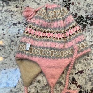 Turtle Fur Hat Pink Wool